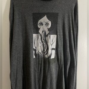 Junji Ito Crunchyroll Gray Long Sleeve - Size XXL